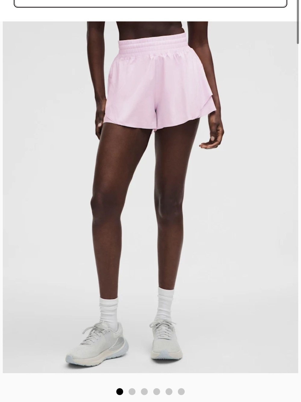 Lululemon Shake it out high rise running short 2.5 XS
